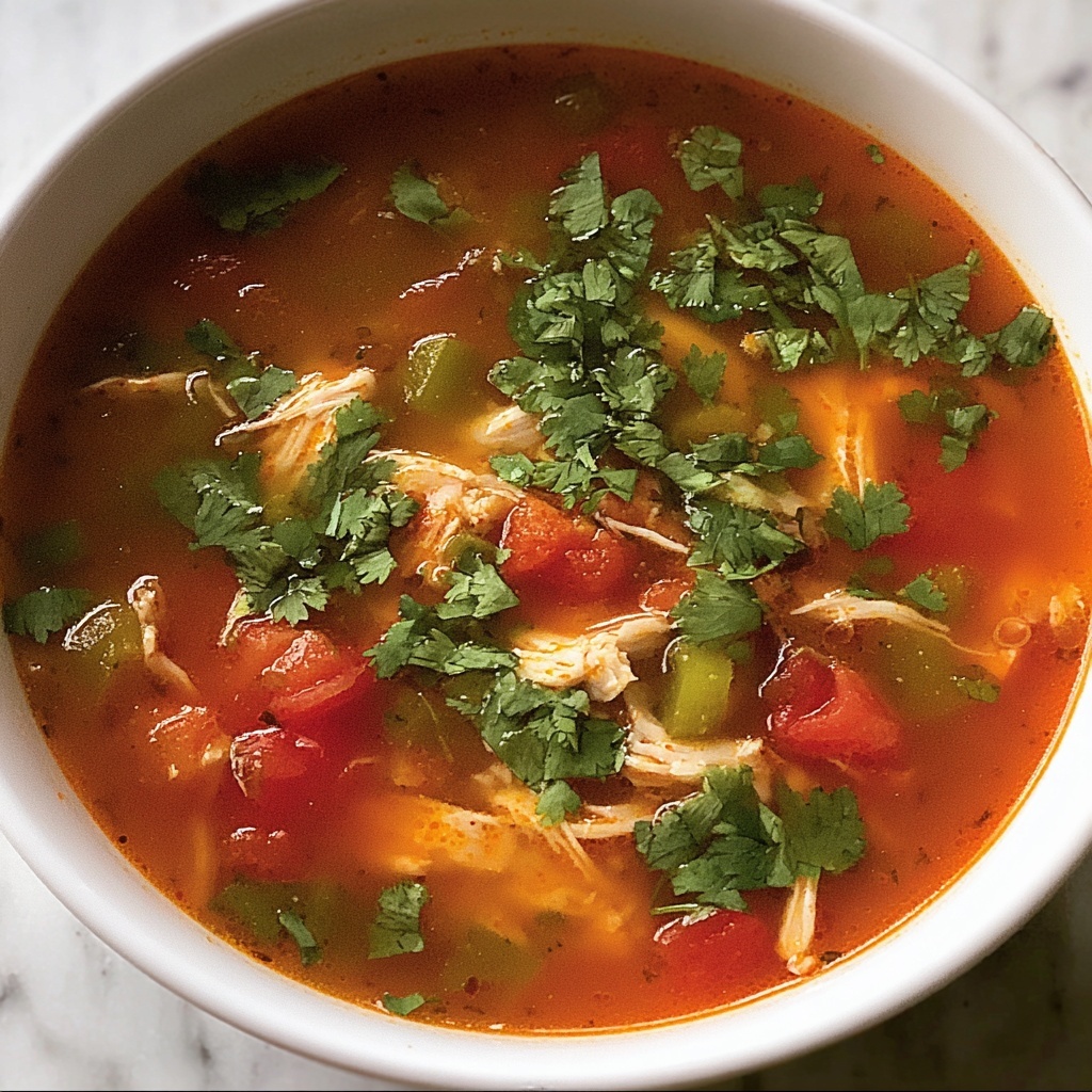 Slow Cooker Salsa Chicken Soup Recipe - Recipe Image