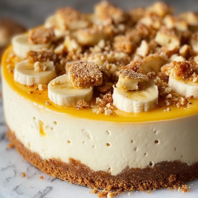 Banana Pudding Cookie Butter Cheesecake Cake Recipe