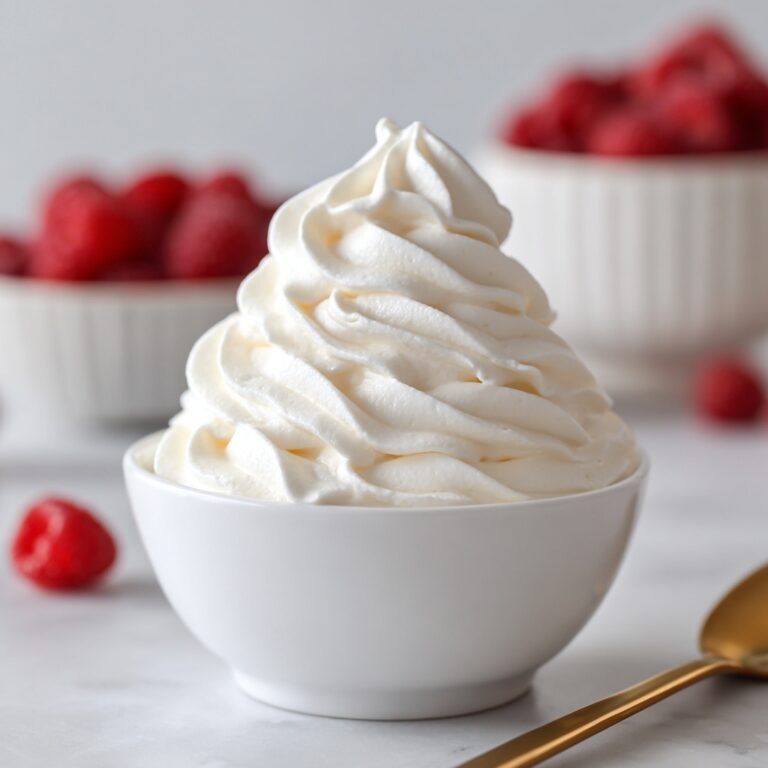 Easy Vanilla Whipped Cream Recipe