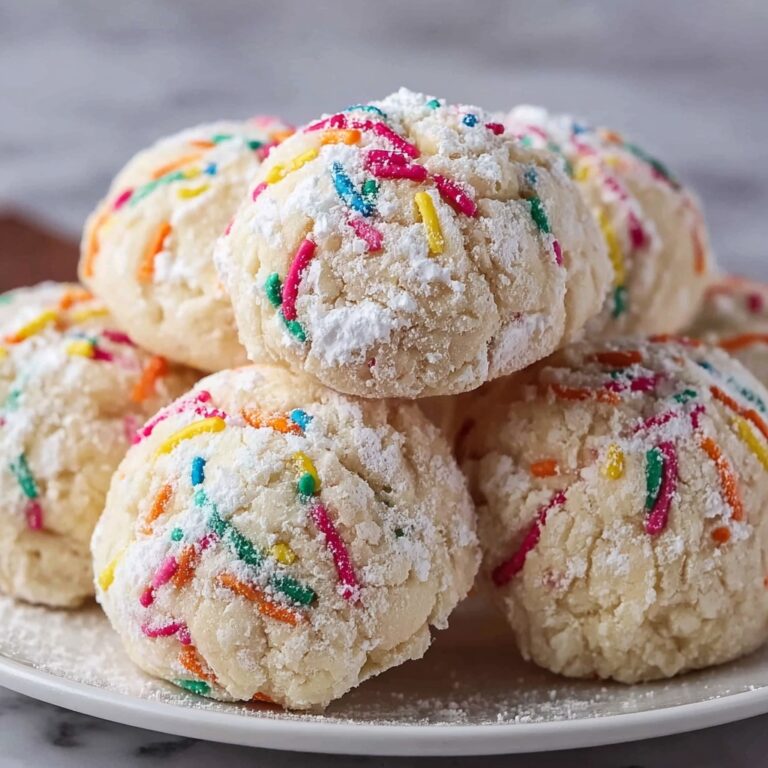 Funfetti Snowball Cookies Recipe