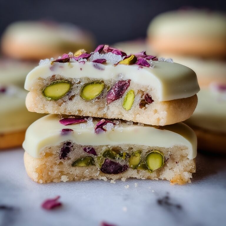 Pistachio Shortbread Cookies Recipe