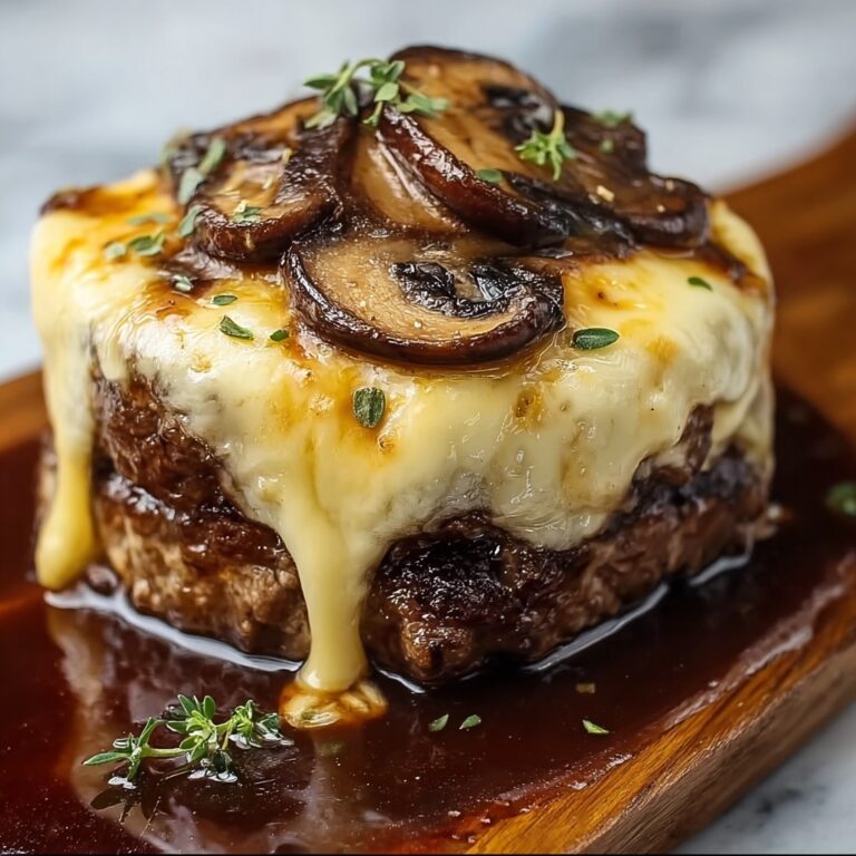Mushroom and Swiss Cheese Meatloaf Recipe