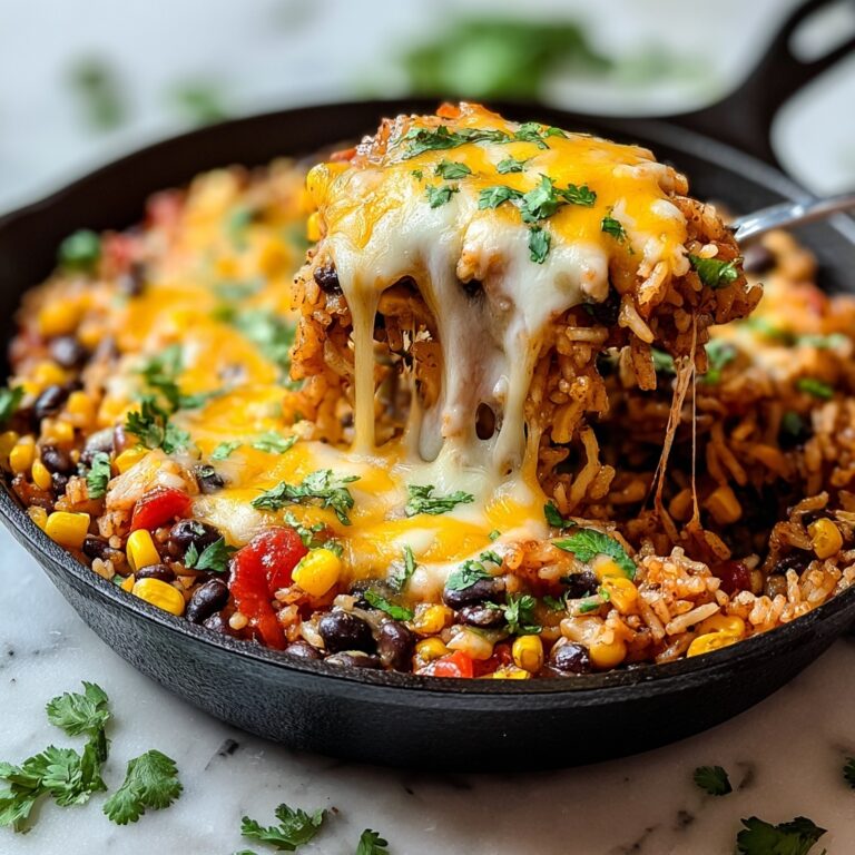 One-Pot Taco Rice Skillet Recipe