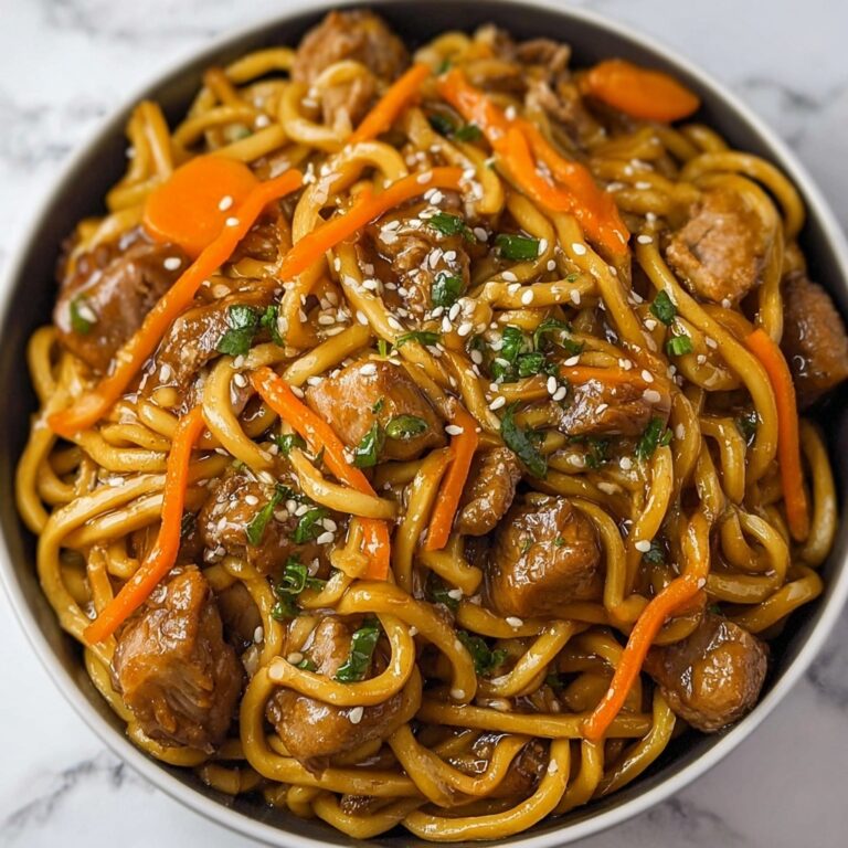 Garlic Chicken Lo Mein Recipe