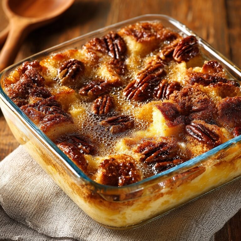 Pecan Pie Bread Pudding Recipe