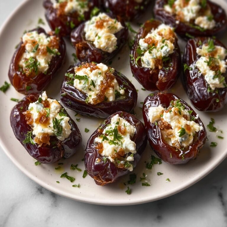 Feta-Parmesan Roasted Stuffed Dates Recipe