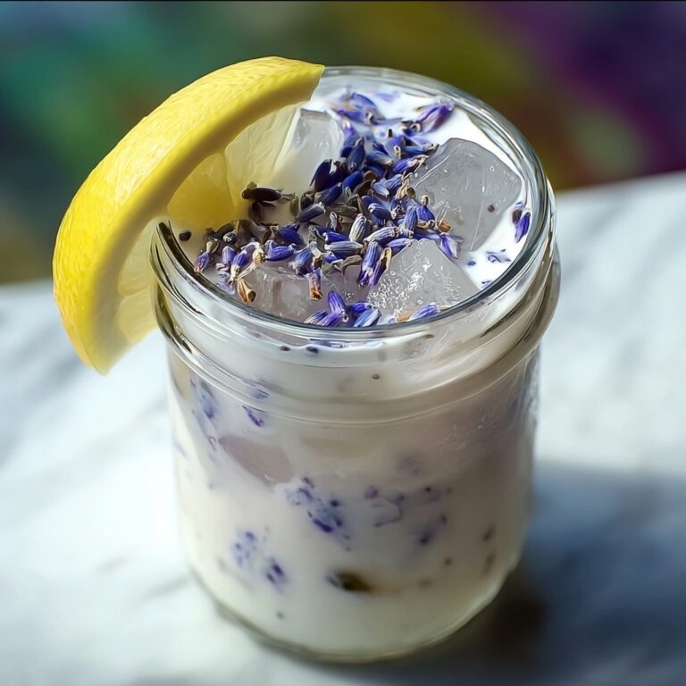 Coconut Lavender Lemonade Mocktail Recipe