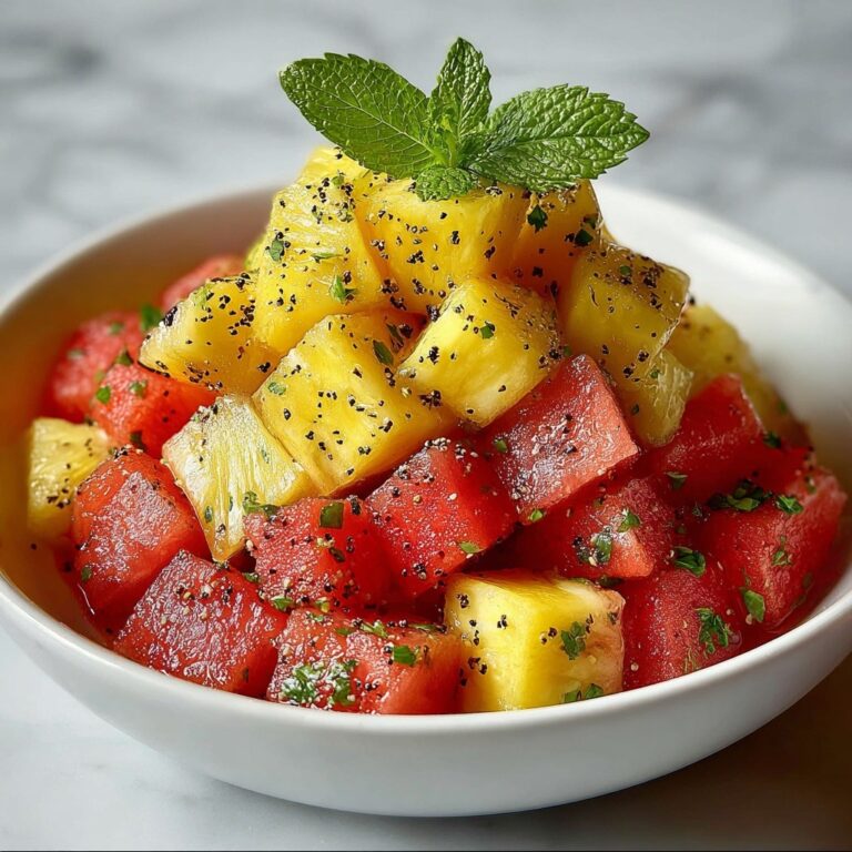 Watermelon Pineapple Salad: A Refreshing Summer Delight Recipe