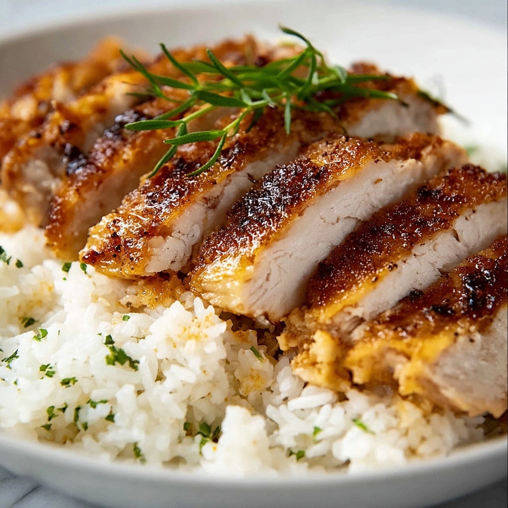 Oven Baked Chicken and Rice Recipe - Recipe Image