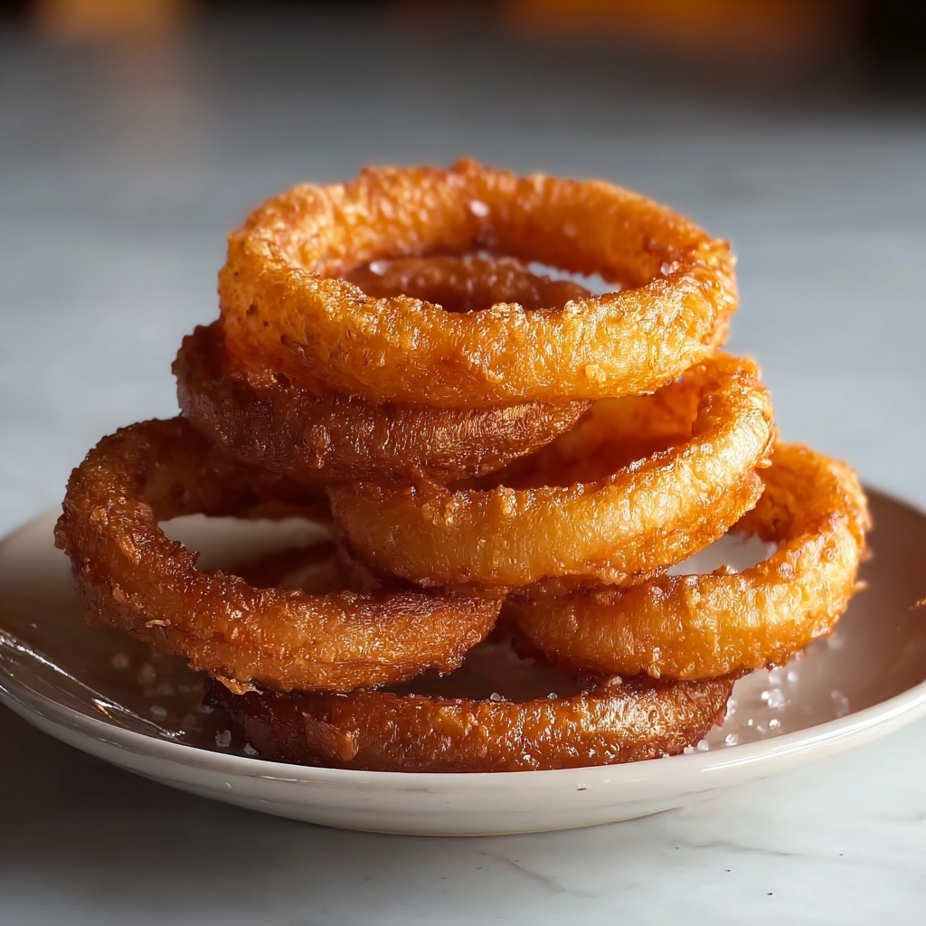 Mighty and Crispy Fried Onion Rings Recipe - Recipe Image