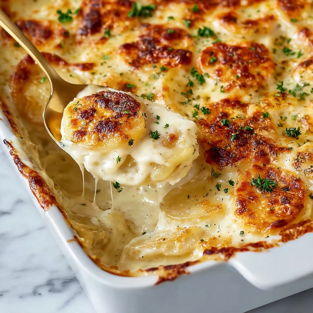Cheesy Scalloped Potatoes Recipe - Recipe Image