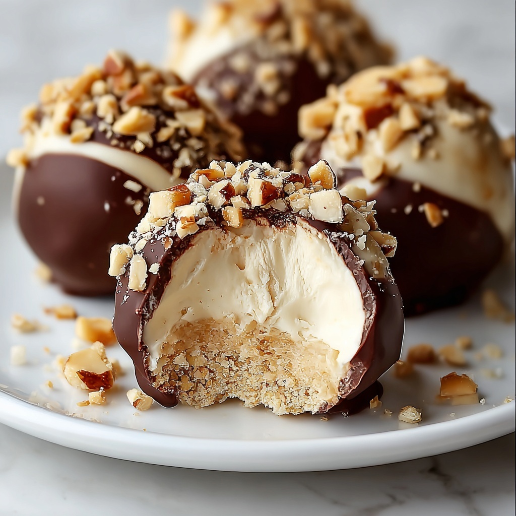 No-Bake Peanut Butter Cheesecake Balls Recipe - Recipe Image
