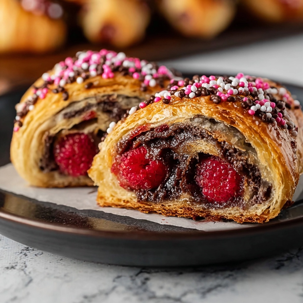 Raspberry Chocolate Sprinkle Rugelach Recipe - Recipe Image