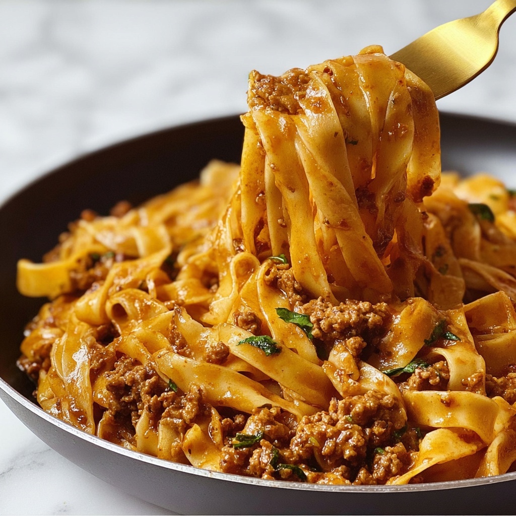 One-Pot Beef Ragu Pasta Recipe - Recipe Image