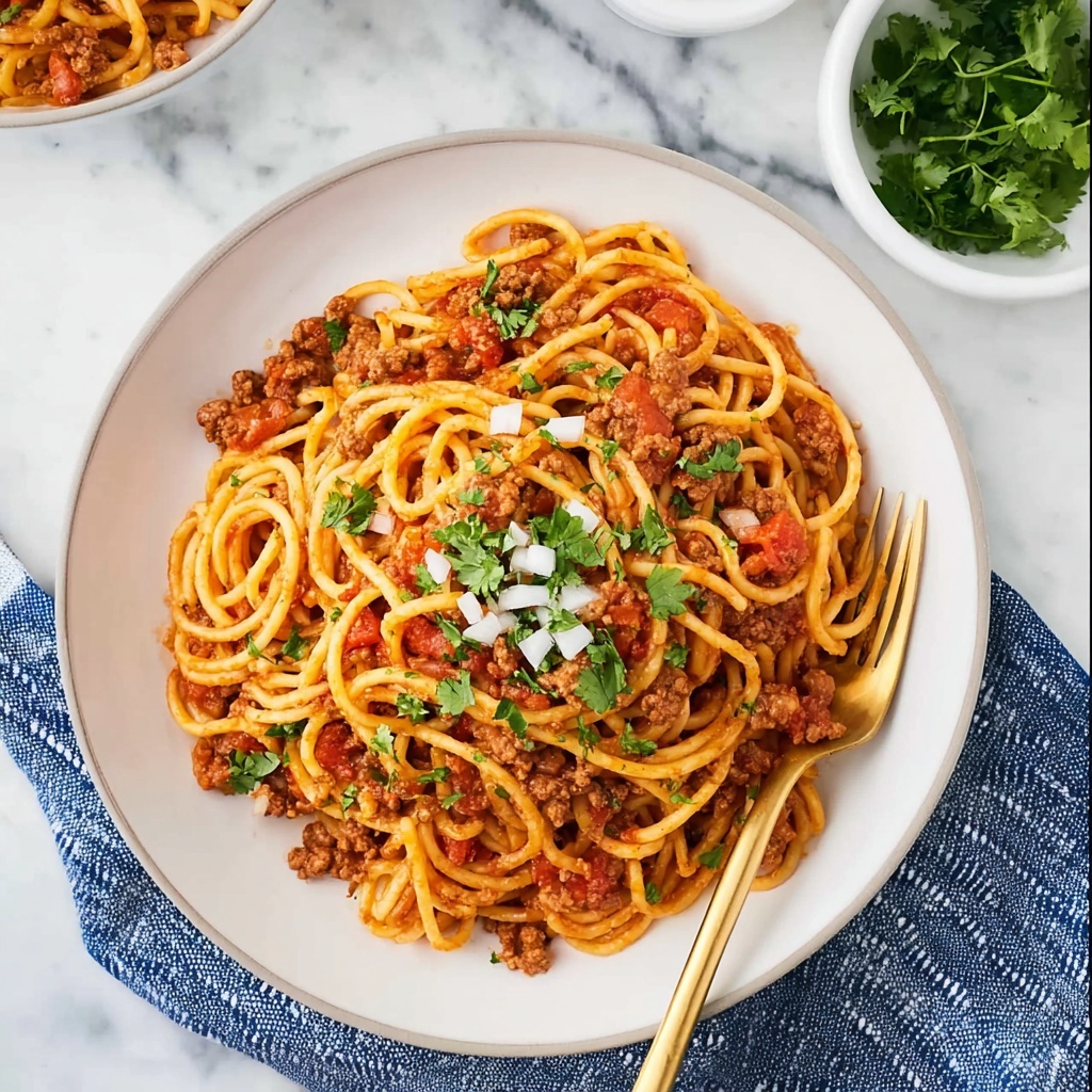 Taco Spaghetti Recipe - Recipe Image