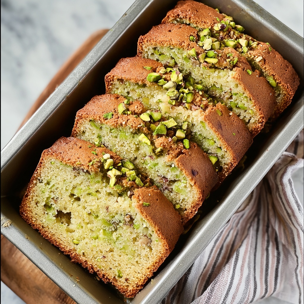 Pistachio Pudding Bread Recipe - Recipe Image
