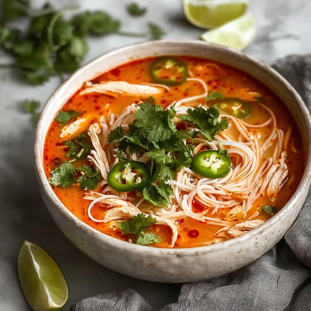 Spicy Chicken Soup Recipe - Recipe Image