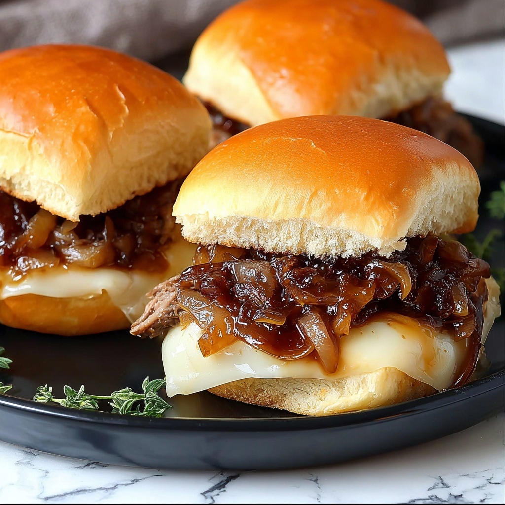 Philly Cheesesteak Sliders Recipe - Recipe Image