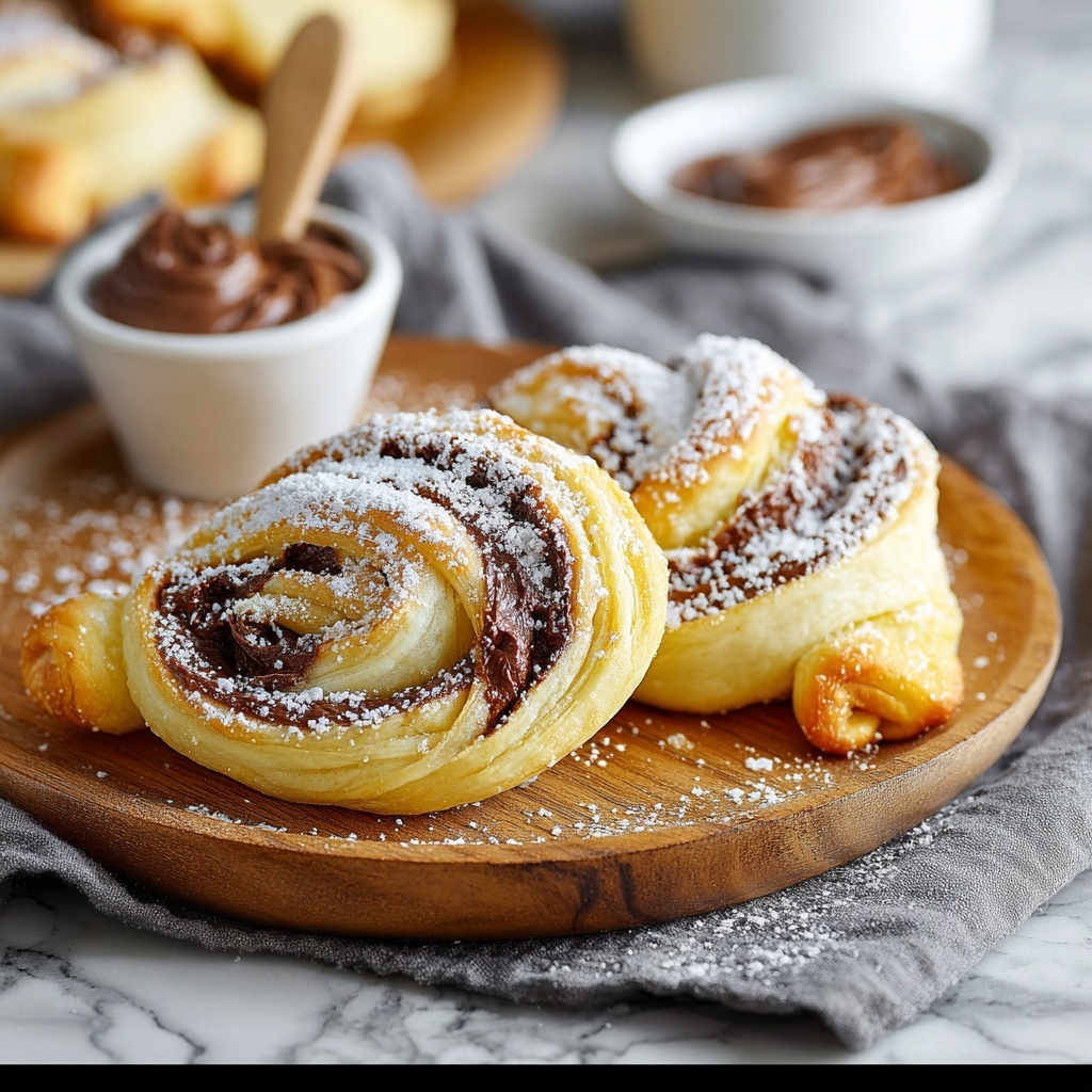 Nutella Puff Pastries Recipe - Recipe Image