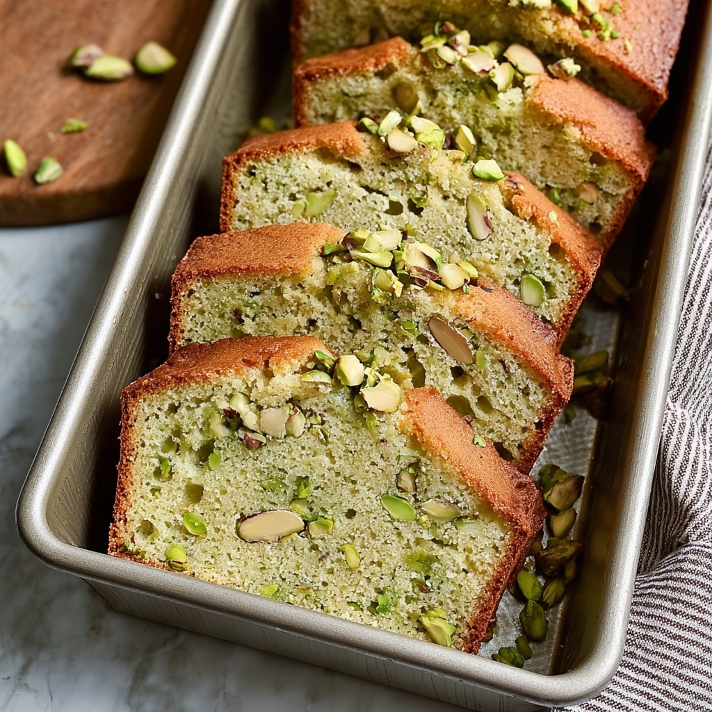 Pistachio Pudding Bread Recipe - Recipe Image