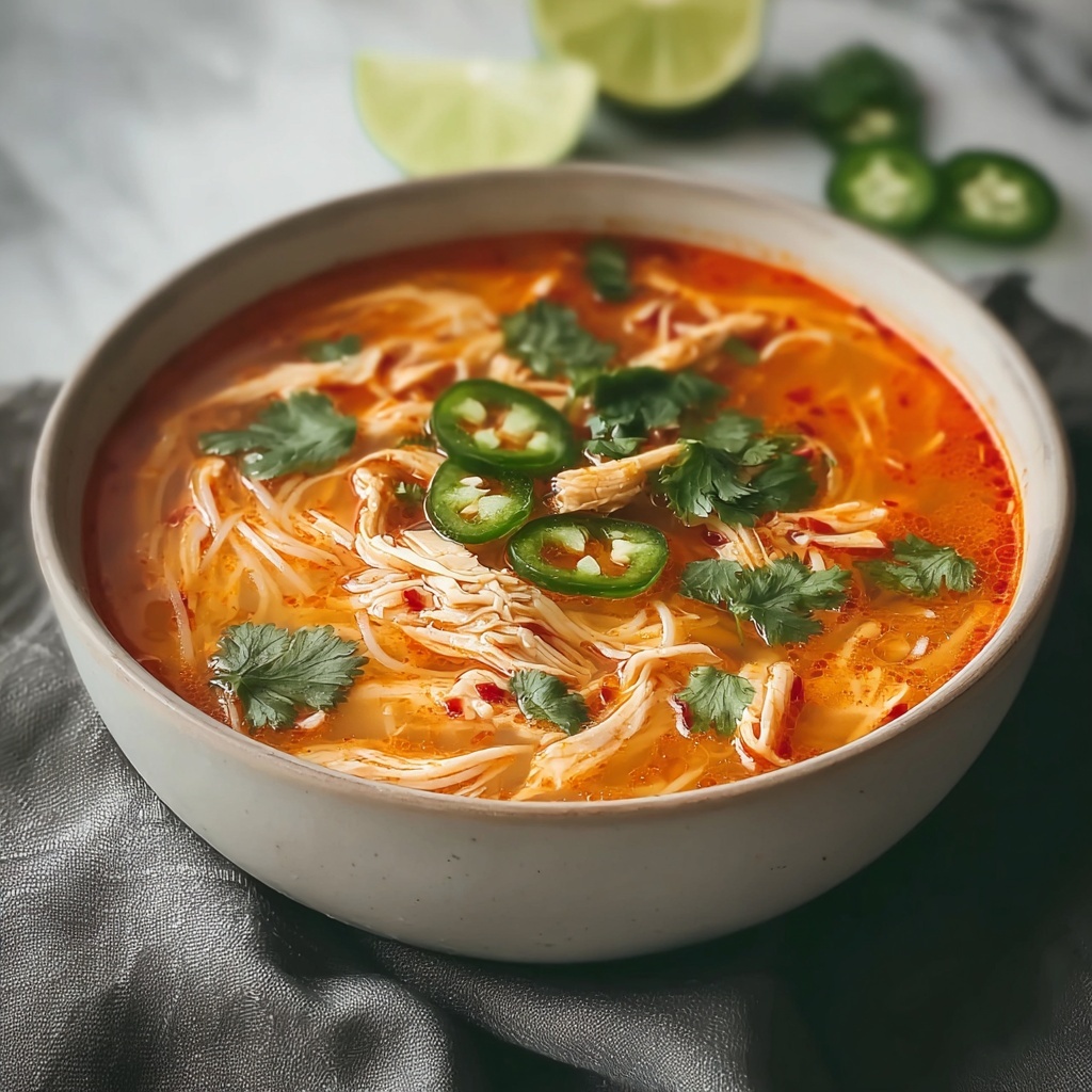 Spicy Chicken Soup Recipe - Recipe Image