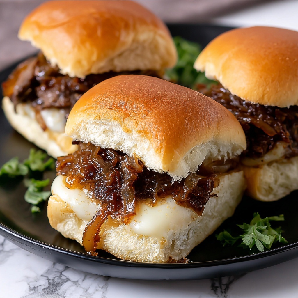 Philly Cheesesteak Sliders Recipe - Recipe Image