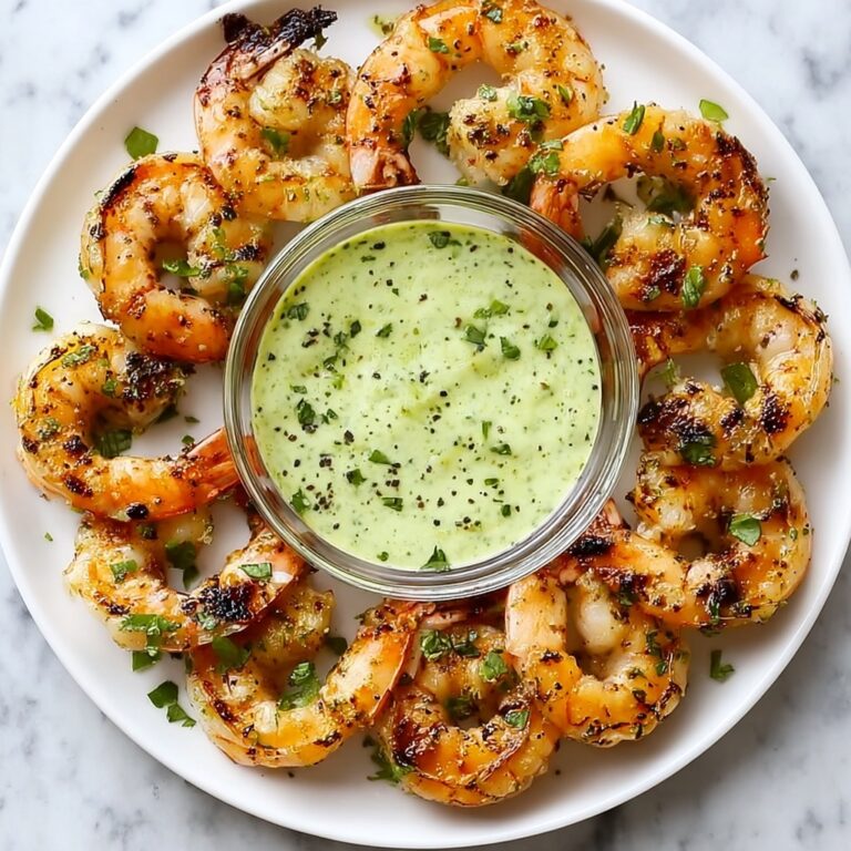 Chili Lime Shrimp with Avocado Crema Recipe